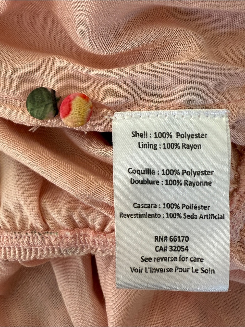 Hemant & Nandita Pink Rose Garden Floral Peplum Blouse Size S Coquette Romantic - Picture 7 of 8
